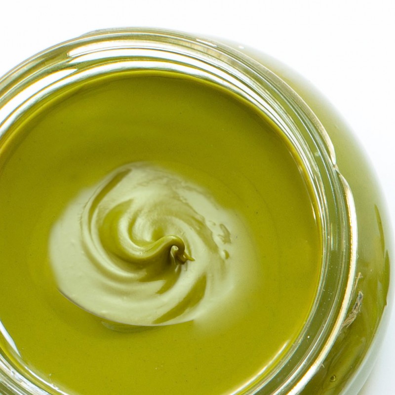 Süße Pistaziencreme mit  30% Bronte Pistazien aus Sizilien