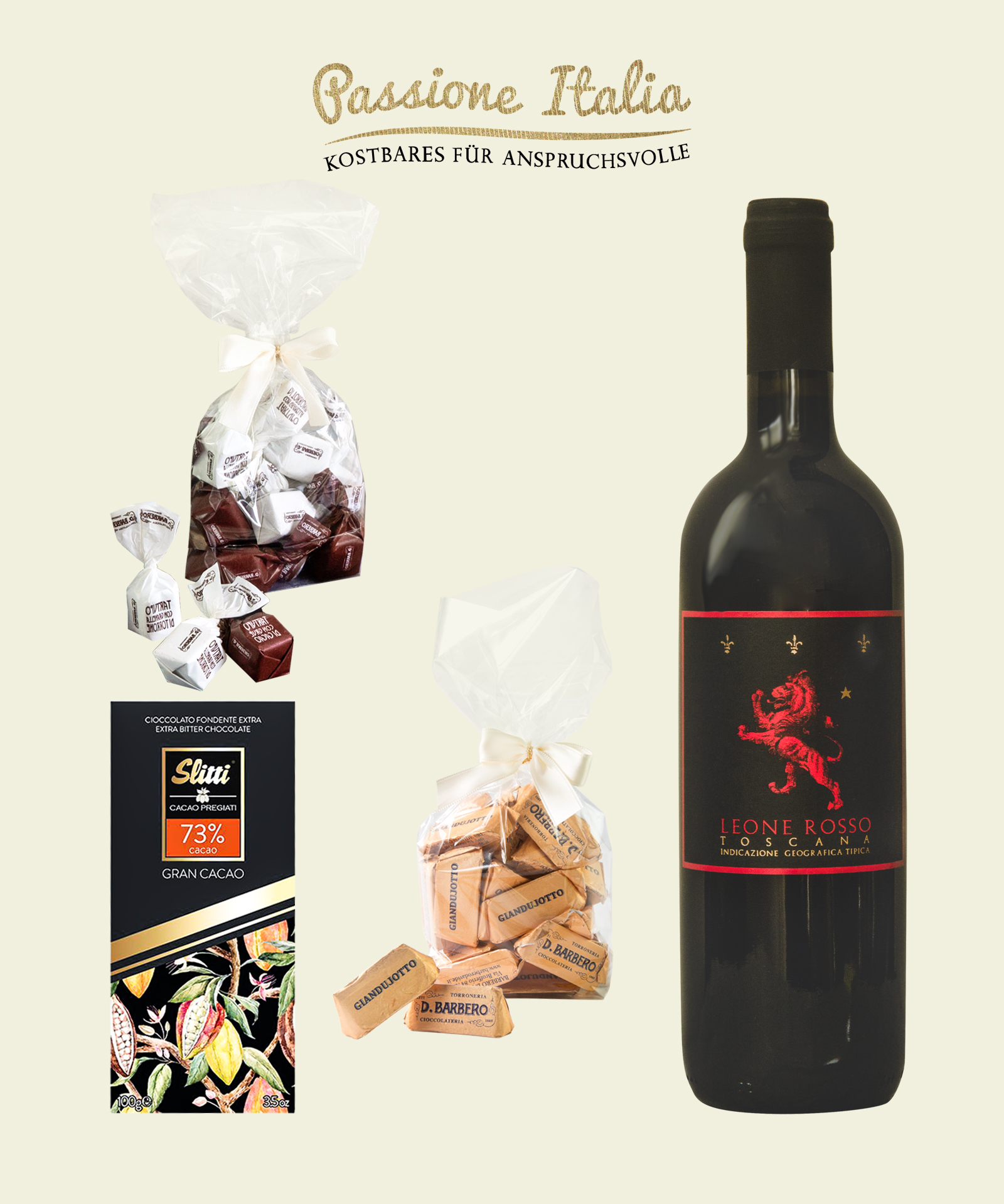 Edle Geschenkset Schoko&Wein "Purer Genuss"