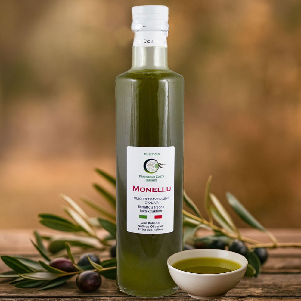 0,5l Novello Olivenöl neue Ernte 2025 "Monellu" Sizilien