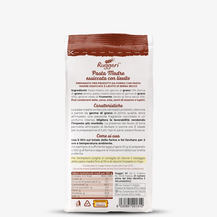 Ruggeri Mutterteig Hefe - Pasta Madre 2X250g