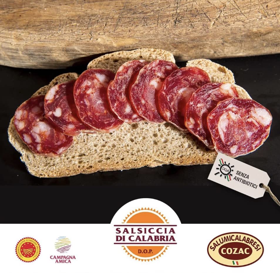 Salsiccia Curva di Calabria DOP Piccante - scharfe Salami aus Kalabrien