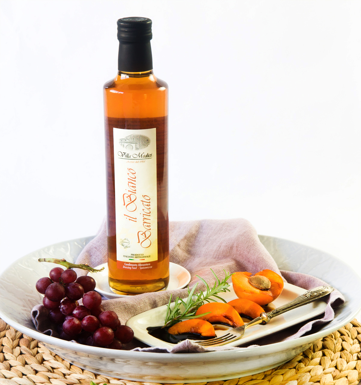 Aceto Bianco Barricato - Fassgereifter Weißweinessig - Villa Medici