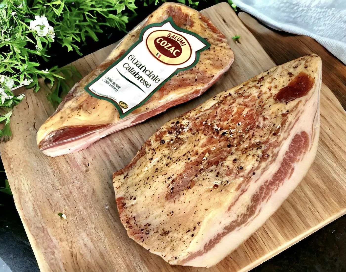 Guanciale di Calabria luftgetrocknet