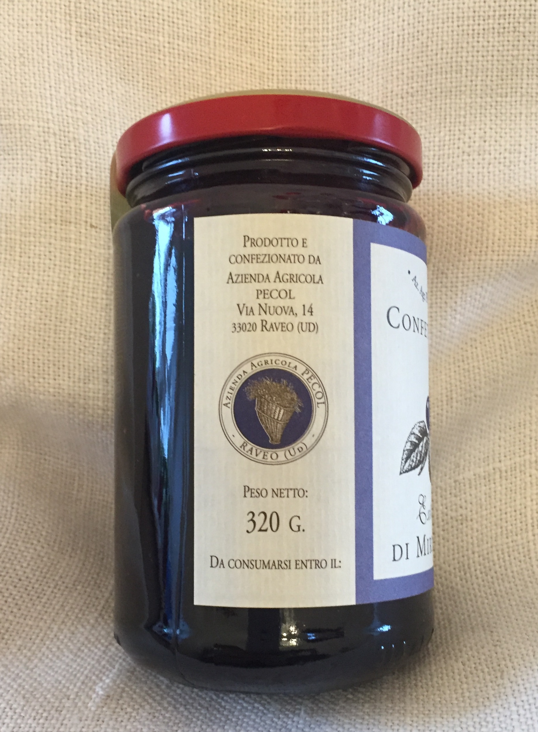Confettura-Mirtilli-3 Konfitüre Extra Heidelbeeren - 65% Fruchtgehalt