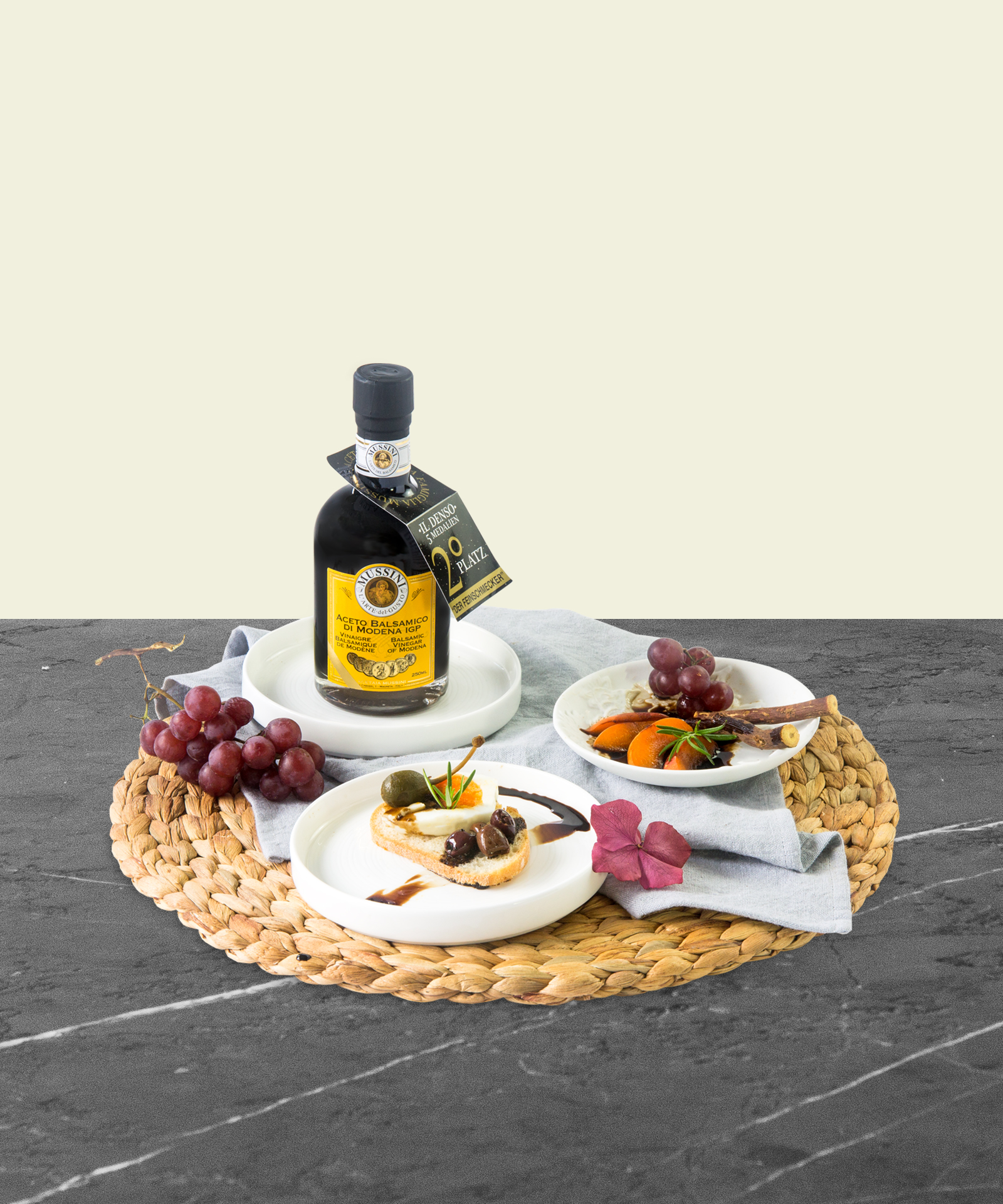 preisgekrönter Aceto Balsamico di Modena IGP 5 Goldmedaillen "Il denso"