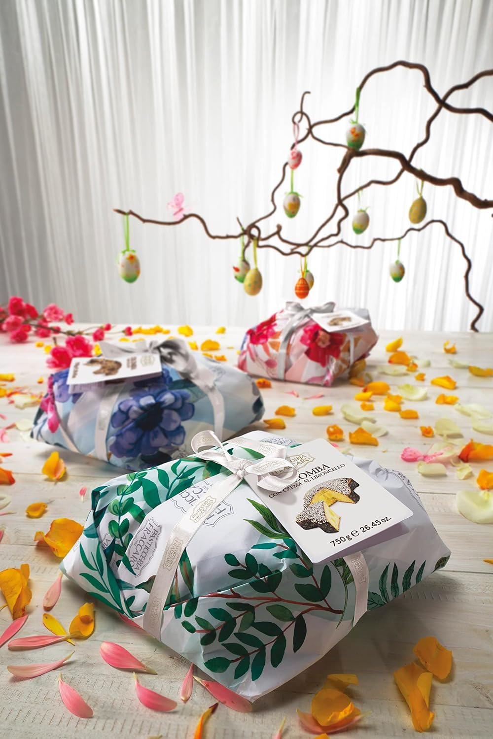 Colomba gefüllt mit Zitronenlikör Creme