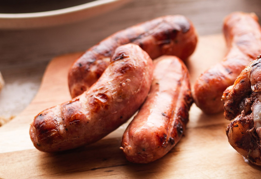 3X frische Salsiccia di Sauris mit Berggewürze, leicht geräuchert