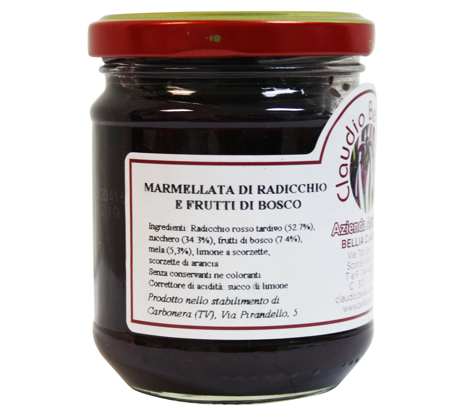 Radicchio Treviso und Waldfrucht Marmelade