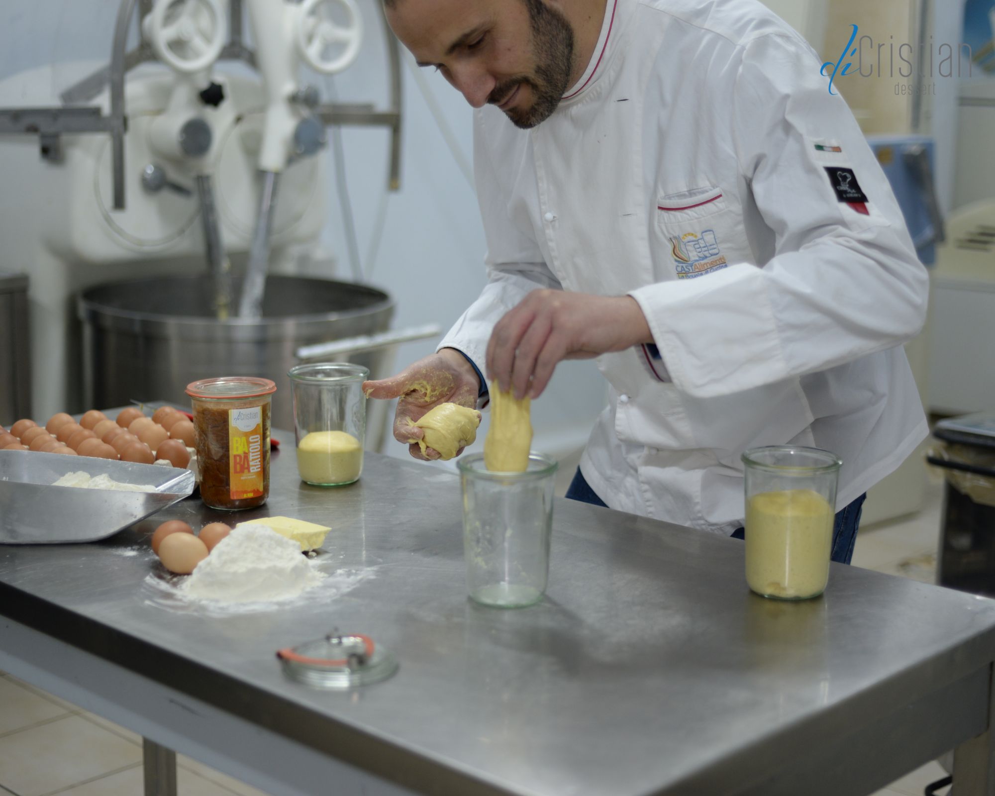 NEU BabàRattolo, Riesen Limoncello Babá im Glas gebacken