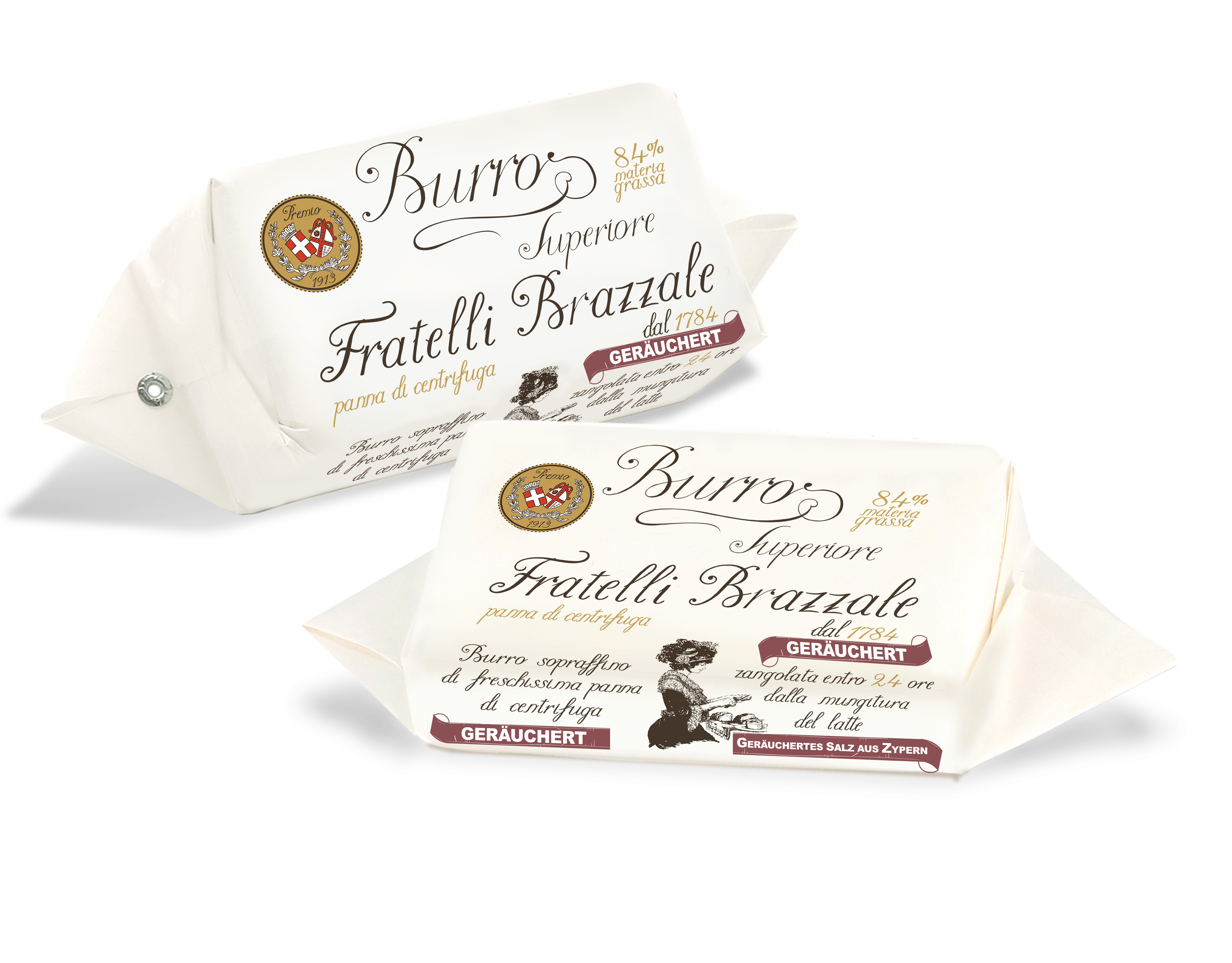 2X125g Premium Butter aus Rohrahm burro geräuchert