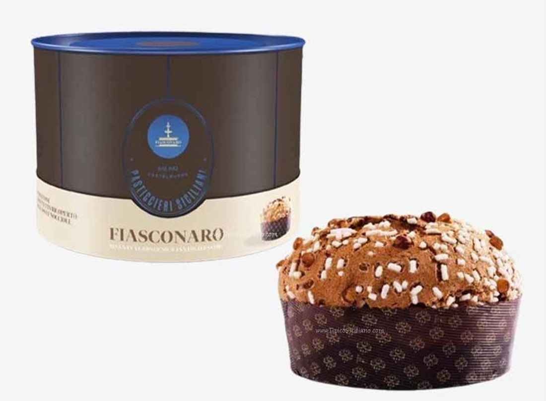 Fiasconaro Panettone mit Haselnüssen in Geschenkdos