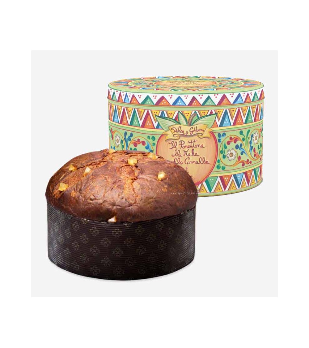 500gr Dolce&Gabbana Panettone mit Äpfeln und Zimt